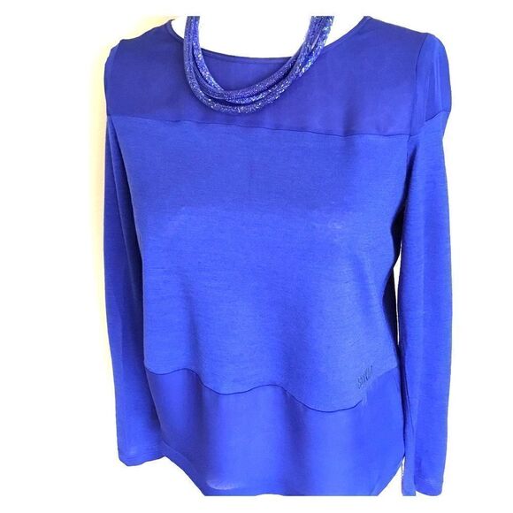 Sonia Rykiel top. Wool and chiffon. New. - Picture 1 of 6